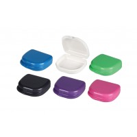 Plasdent Euro Retainer Box 3”L x 2.75”W x 1”H (12pcs/bag) - ASSORTED COLORS